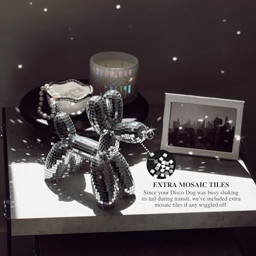 Disco Balloon Dog Statue