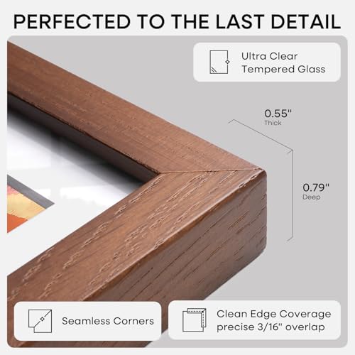18x24 Brown Oak Poster Frame