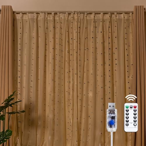 300 LED Fairy Curtain Lights