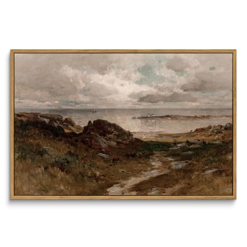 Framed Canvas Wall Art Vintage Decor