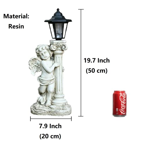 Angel Statue with Solar Lights