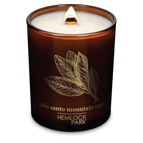 Palo Santo Mountain Sage Crackling Wood Wick Candle