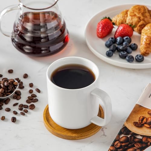 Porcelain Coffee Mugs Set (6 Count)