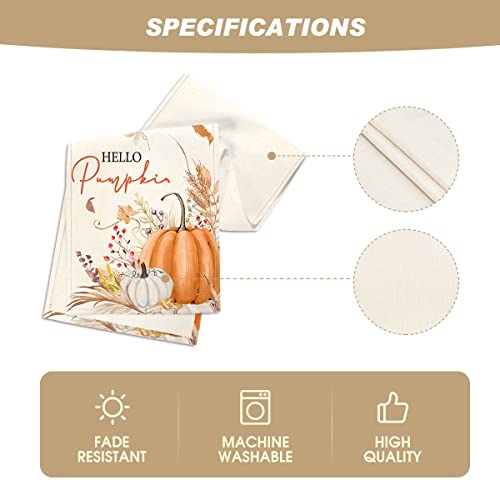 210 GSM Fall Table Runner Home Party Decor 13x120 Inch