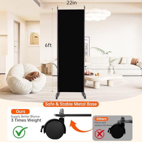 88" W 4 Panel Room Divider