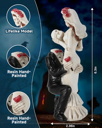 Skeleton Bride and Groom 6.4'' (2 Count)