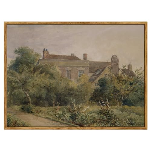 Framed Canvas Wall Art Vintage Decor