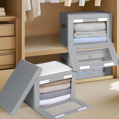 Large Closet Storage Bins (4 Count)