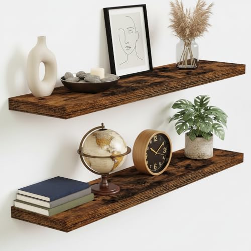 Floating Shelves 9 inch Deep 36”Long Set of 2 (2 Count)