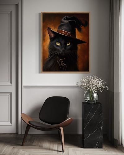 Witch Cat Poster Art Print