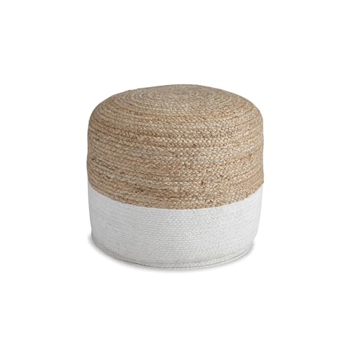 Sweed Valley Jute & Cotton Pouf