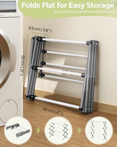 3 Tier Foldable Clothes Drying Rack