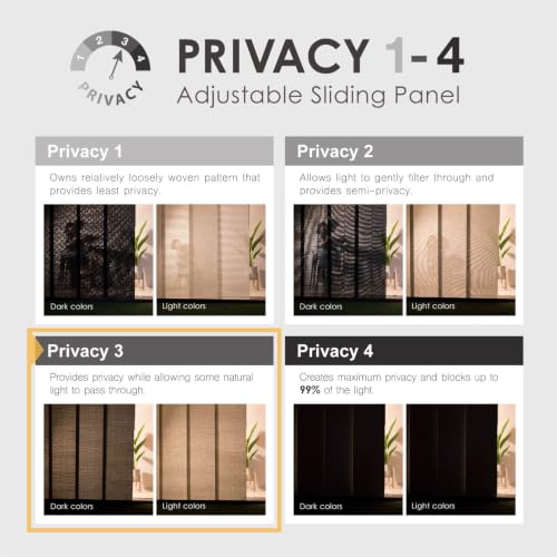 Vertical Blinds Woven 45.8"