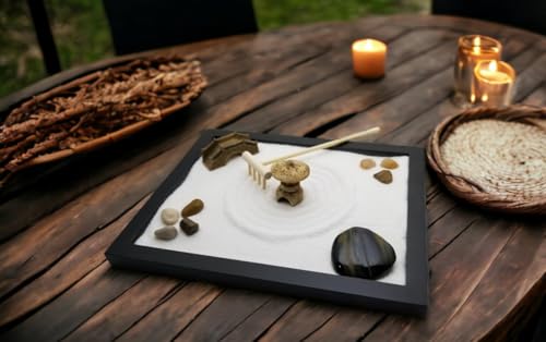 Zen Sand Garden for Desk with Rake