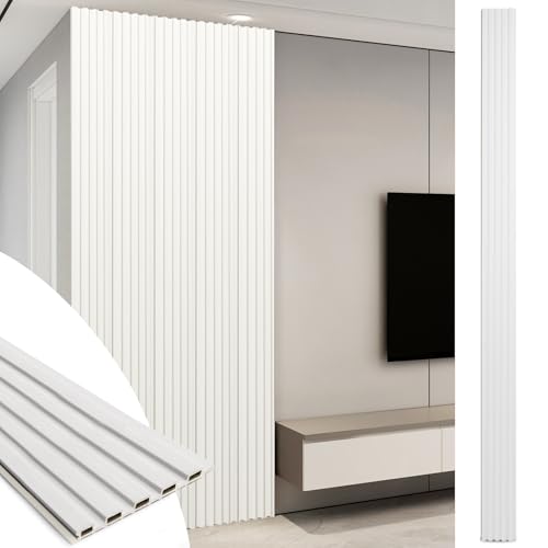 108 x 6 in WPC Wood Slat Wall Panels