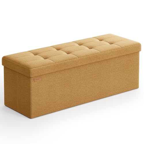 43.3 Inches Folding Storage Ottoman Bench