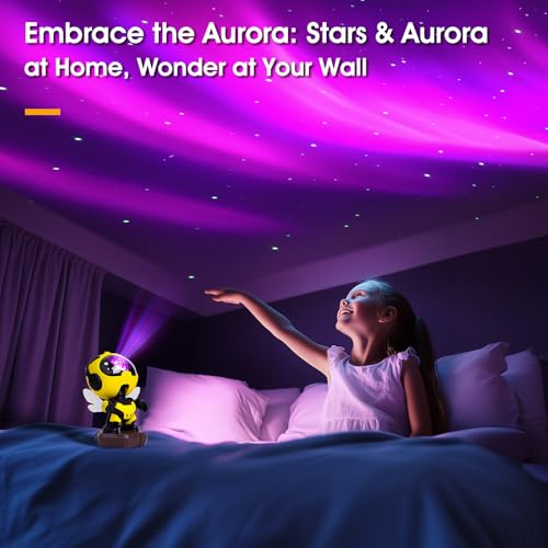 Northern Lights Galaxy Star Projector with 8 Modes