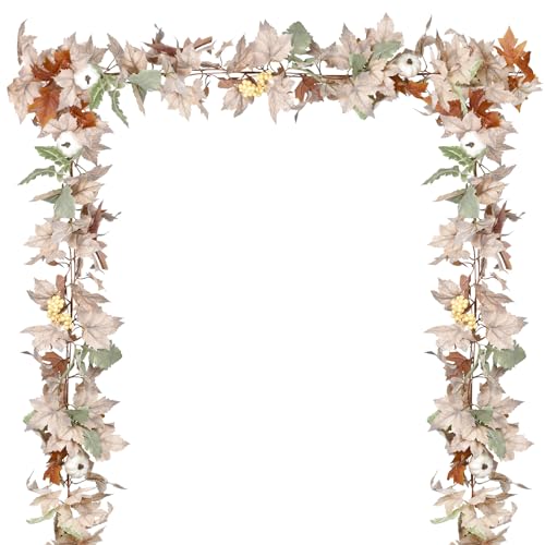 2 Pack Fall Garland Maple Leaf (11.8 Foot)