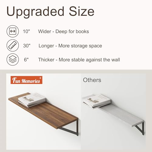 10 Inch Deep Floating Shelves