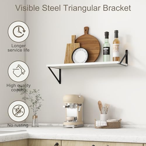 27.5" W x10 D Floating Shelves (2 Count)