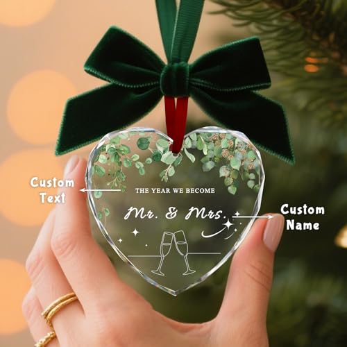 Custom Christmas Ornament Glass