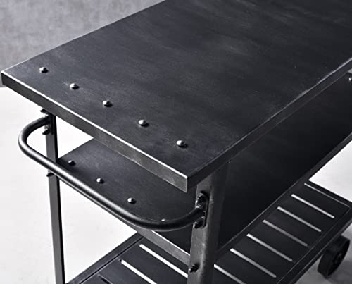 Industrial 3 Tier Rolling Utility Storage Cart Wine Beverage