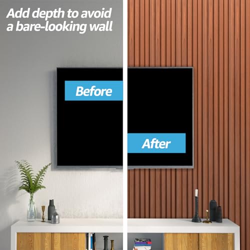 108 x 6 Inch WPC Wood Slat Wall Panels (8 Count)