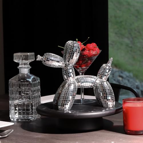 Disco Balloon Dog Statue