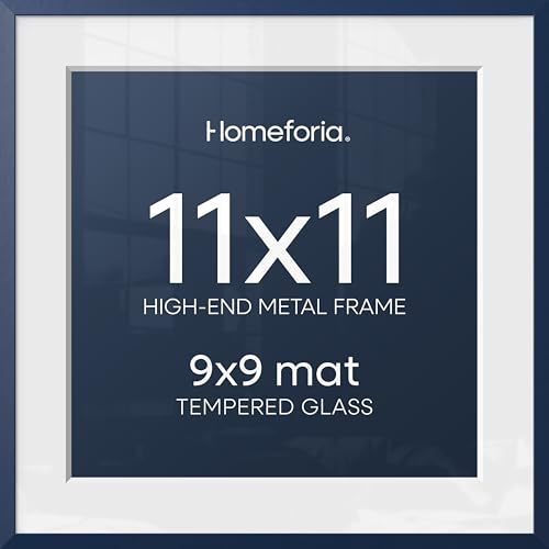 11x11 Blue Picture Frame