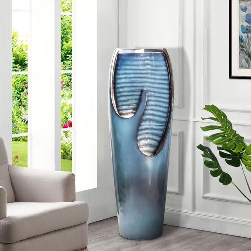 38.7”Tall Outdoor Water Fountains and Waterfalls