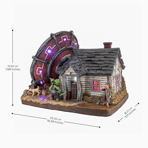 No Landing Zone Alien Theme Spooky Halloween Village Multi