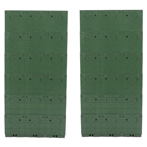 12Pieces 3 Pot Wall Planter Vertical Garden Plant Walls Wall Mounted Vertical Planter with Water