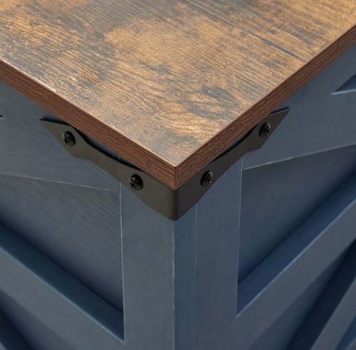 Blue Coffee Table with Storage