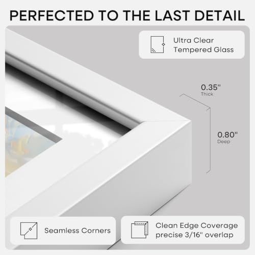 20x20 White Picture Frame