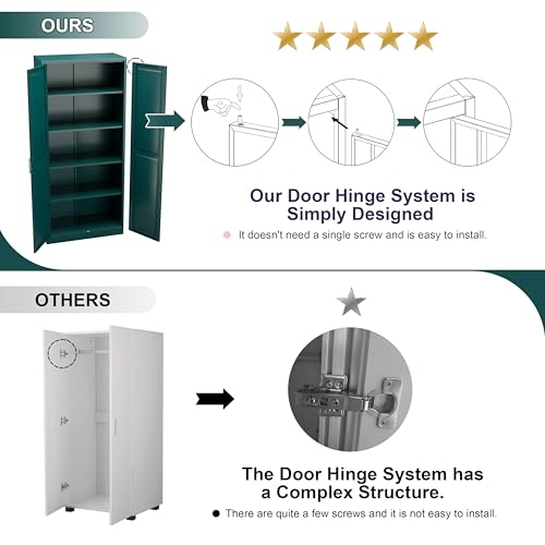 71" Kitchen Pantry Cabinet