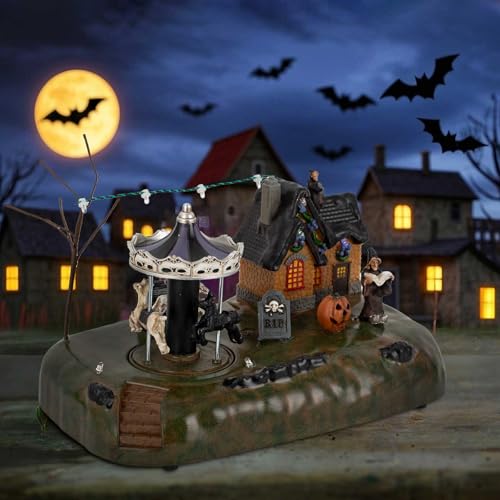 Animated Seesaw Halloween Village House
