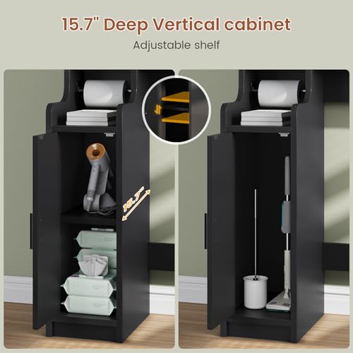 Arched Over The Toilet Storage Cabinet