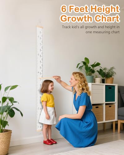Growth Height Chart for Kids with Keepsake Box