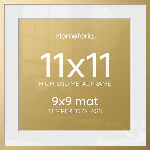 11x11 Gold Picture Frame