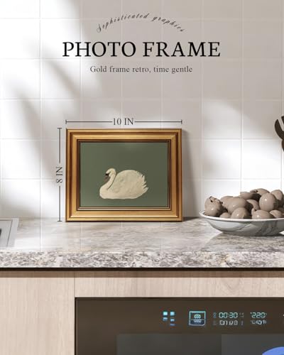 Vintage Gold Framed Wall Art for Living Room