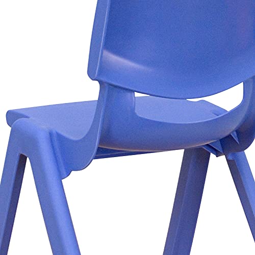 Blue 47.25x23.5 Activity Table Set with 6 Chairs (7 Count)