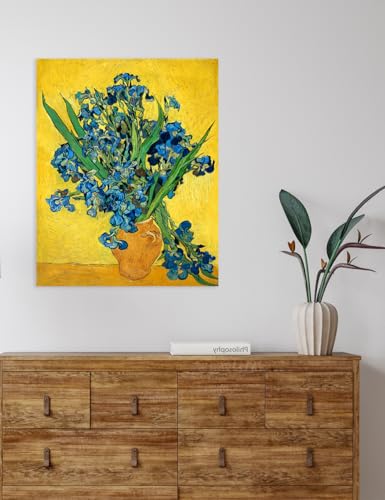 Irises Vase Flower