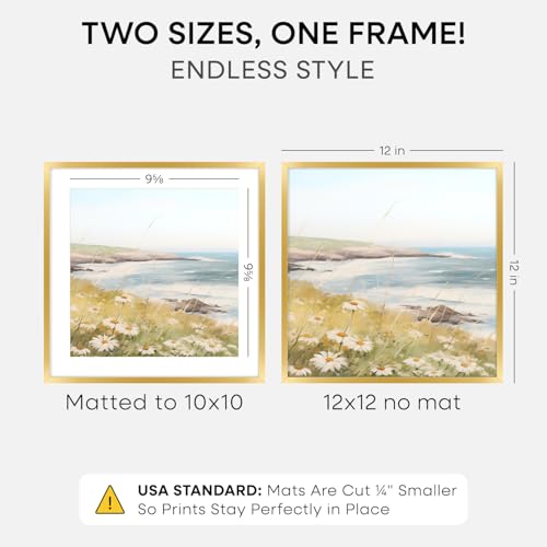 12x12 Gold Picture Frame