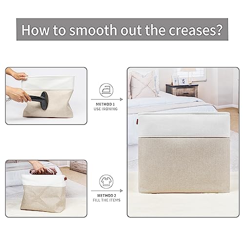 Large Fabric Storage Baskets (3 Count)
