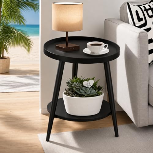 Black Side Table