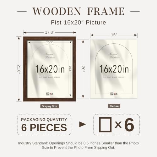 16x20 Frames Set of 6