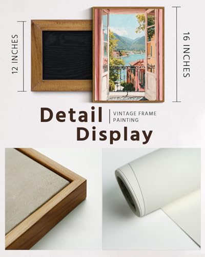 Framed Canvas Wall Art Home Decor Aesthetic for Living Room
