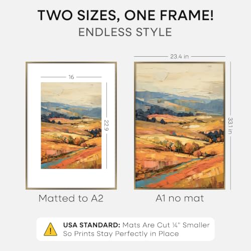 A1 Bronze Poster Frame (2 Count)
