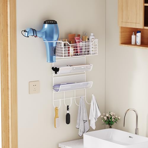 3 Tier Hair Tool Organizer Wall Mount