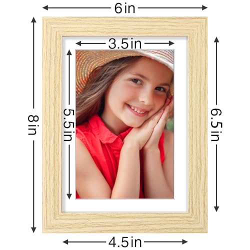 5x7 Picture Frames Set of 9 for Wall or Tabletop Display (9 Count)